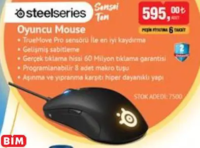STEELSERİES OYUNCU MOUSE